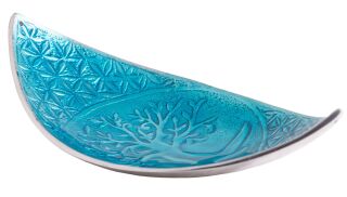 Berk Schiffchen Yggdrasil/Lebensblume Aluminium, türkis