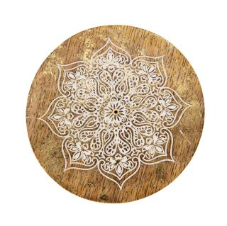 Berk Mandala Räucherstäbchenhalter rund Goldverzierung