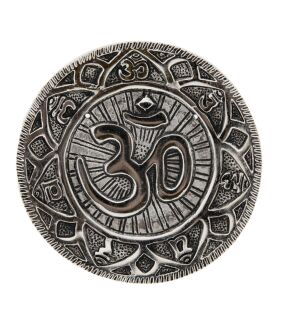Berk Om mit Mantra Weißmetallhalter