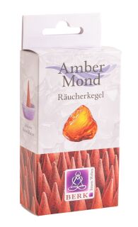 Berk Blue Line Räucherkegel Amber Mond