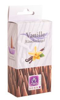Berk Blue Line Räucherkegel Vanille