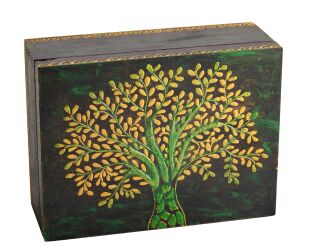Berk Baum des Lebens Holzbox groß