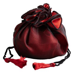 Berk Rose Beutel schwarz/rot