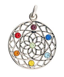 Berk Chakra Mandala Anhänger