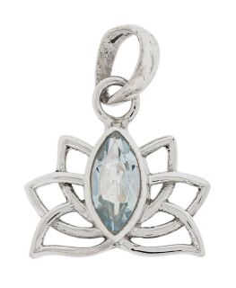 Berk Anhänger Lotus mit Topas Anhänger