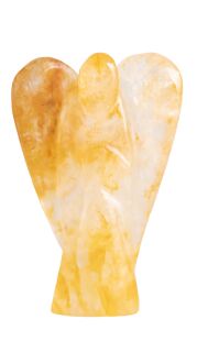 Berk Figur  Engelchen aus gelbem Aventurin