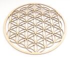 Meditations-Zubehör Blume des Lebens aus Holz 28 cm