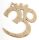 Berk Om-Wandsymbol, Messing, 8 cm