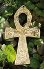 Berk Ankh Messing, mittel mit ägyptischem Symbol 15 cm